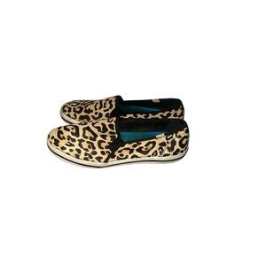Kate Spade Keds Double Decker Leopard Print Slip On Sneaker Shoe Womens Size 11